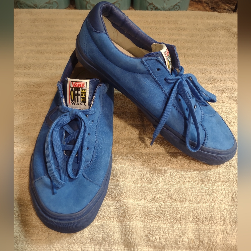 Vault by Vans Blue Suede Sport LX Sneaker Men's Size 8.5 Women's Size 10